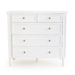 DRAWERS | Hamptons 5 Drawers White by Cranmore Home & Co.