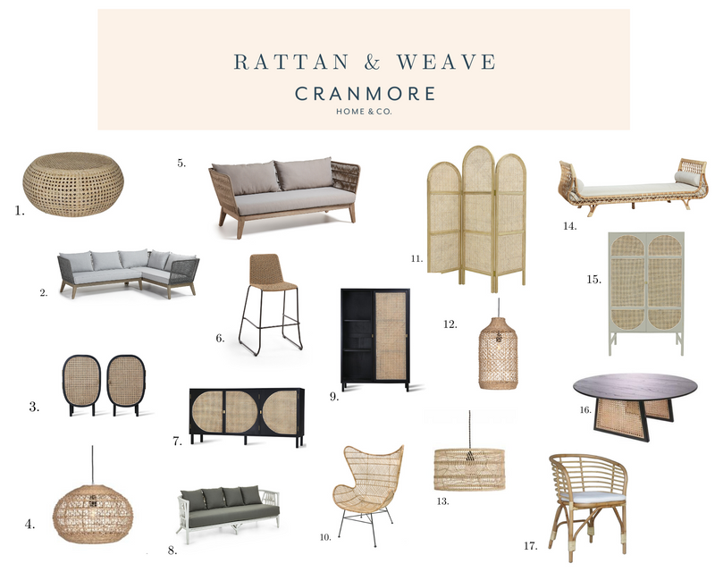 Rattan and Weave Outdoor and Indoor Furniture