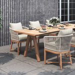 OUTDOOR DINING CHAIR | Roped Weave Dining Chair by Cranmore Home & Co.