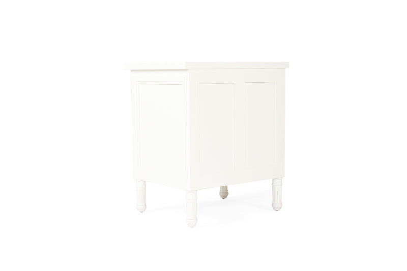 BEDSIDE TABLE | Hamptons 3 drawer weathered oak by Cranmore Home & Co.