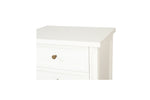 BEDSIDE TABLE | Hamptons 3 drawer weathered oak by Cranmore Home & Co.