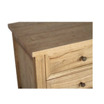 BEDSIDE TABLE | Hamptons 3 drawer weathered oak by Cranmore Home & Co.