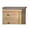 BEDSIDE TABLE | Hamptons 3 drawer white gloss by Cranmore Home & Co.