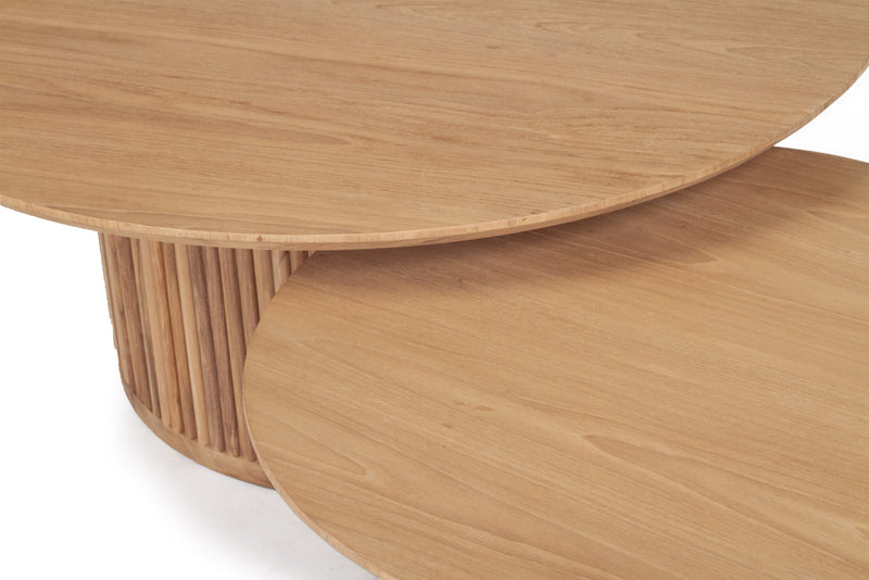 COFFEE TABLE | Coastal Round Pillar 70cm Cranmore Home & Co.