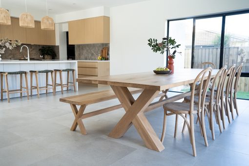 DINING TABLE | Cross Leg by Cranmore Home & Co.