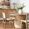 DINING CHAIR | White Woven Leather by Cranmore Home & Co. (Copy)