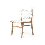 DINING CHAIR | White Woven Leather by Cranmore Home & Co. (Copy)