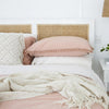 BED | Cane White Low End by Cranmore Home & Co.