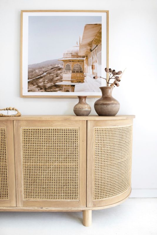 BUFFET | Rattan Curved 4 or 6 door by Cranmore Home & Co.