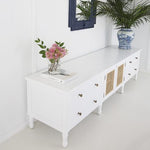 ENTERTAINMENT UNIT | Hampton white by Cranmore Home & Co.