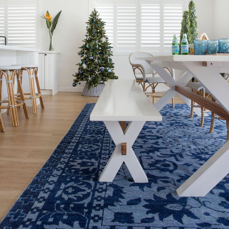 DINING TABLE | 2M White Cross Leg by Cranmore Home & Co.