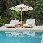 OUTDOOR LOUNGE | Ava Sunlounger by Cranmore Home & Co.