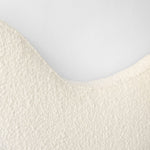 Curved Boucle Ivory - McMullin & Co
