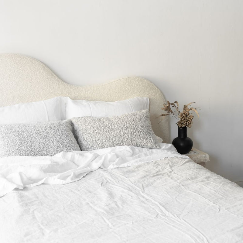BEDHEAD | Curved Boucle Ivory by McMullin & Co