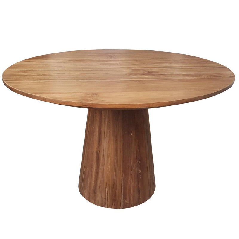 DINING TABLE | Solid Teak Round by Cranmore Home & Co.