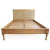 BED | Cane White Low End by Cranmore Home & Co.