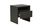 BEDSIDE TABLE | Geo in Black by Cranmore Home & Co.