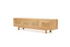 ENTERTAINMENT UNIT | Rattan Natural or White by Cranmore Home & Co.