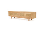 ENTERTAINMENT UNIT | Rattan Natural or White by Cranmore Home & Co.