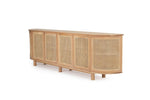 BUFFET | Rattan Curved 4 or 6 door by Cranmore Home & Co.