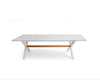DINING TABLE | 2.4L White Cross Leg by Cranmore Home & Co.