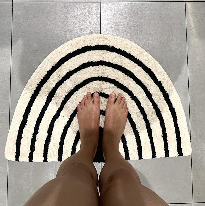 BATH MAT | Ivory and Black by OHH