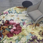 FLOOR RUG | Romance Multi Round by The Rug Collection