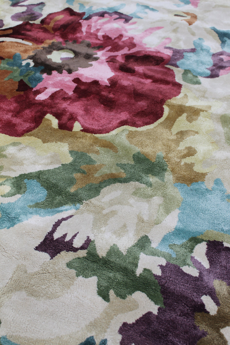 FLOOR RUG | Romance Multi Round by The Rug Collection