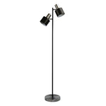 FLOOR LAMP | Ari Twin Chrome by Oriel Lighting