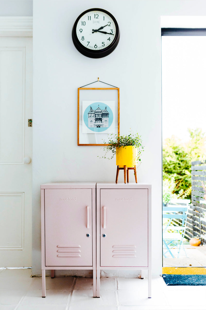 SIDE TABLE | BEDSIDE | shorty design in blush by mustard made