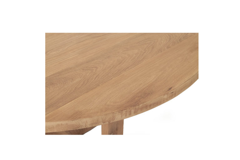 DINING TABLE | Round American Oak  by Cranmore Home & Co.