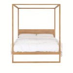 BED | Four Poster Bed in European Oak by Uniqwa