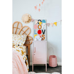 SIDE TABLE | BEDSIDE | shorty design in blush by mustard made