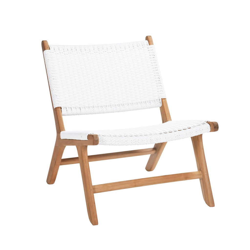Closed Weave Outdoor Laid Back Chair