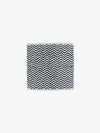 BATH TOWEL | Herringbone Black & White by L & M Home