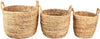 PLANTER | Toni Water Hyancinth Baskets Set of 3 by Maine & Crawford