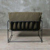OCCASIONAL CHAIR | Savvy Sling Wide Olive by Indigo Love
