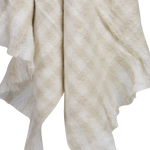 THROW | Checking in Natural by Canvas & Sasson